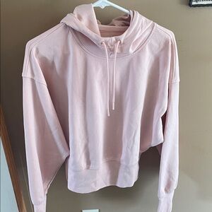 Old Navy Light Pink Hooded Pullover Sweatshirt